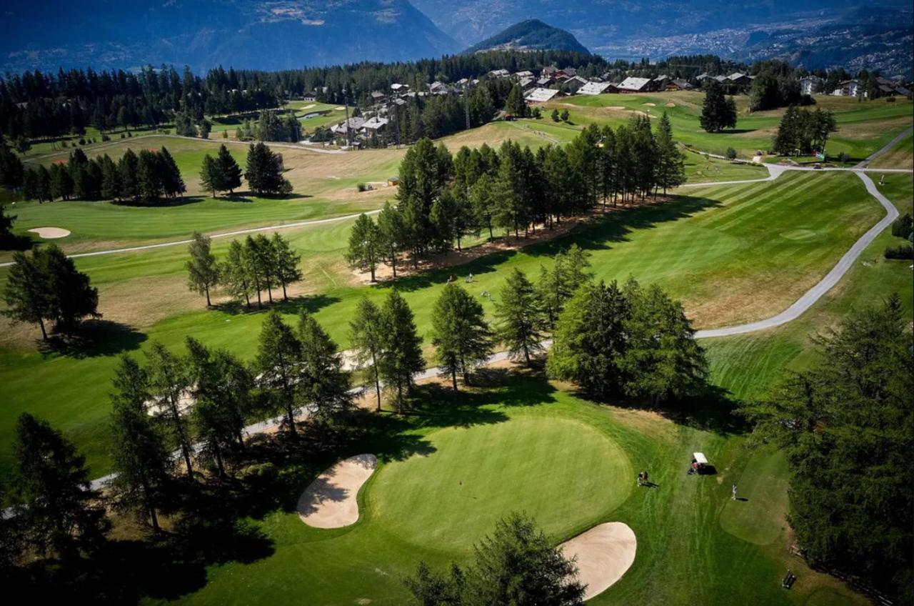 Au Bon Coeur L Golf 5Min L Vue L 4 Pers Leilighet Crans-Montana Eksteriør bilde